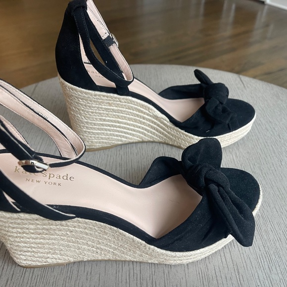 Kate Spade tianna espadrille wedge sandal size 9B - Picture 2 of 3